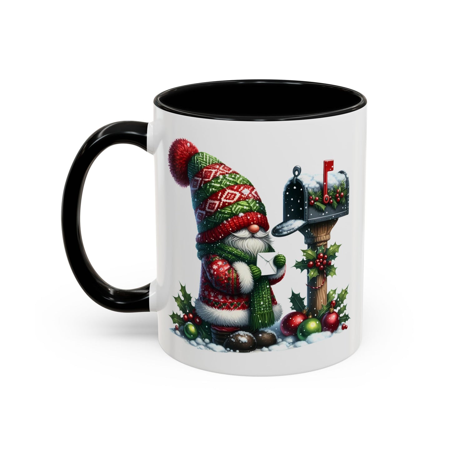Christmas Mug - Gnome and Mail