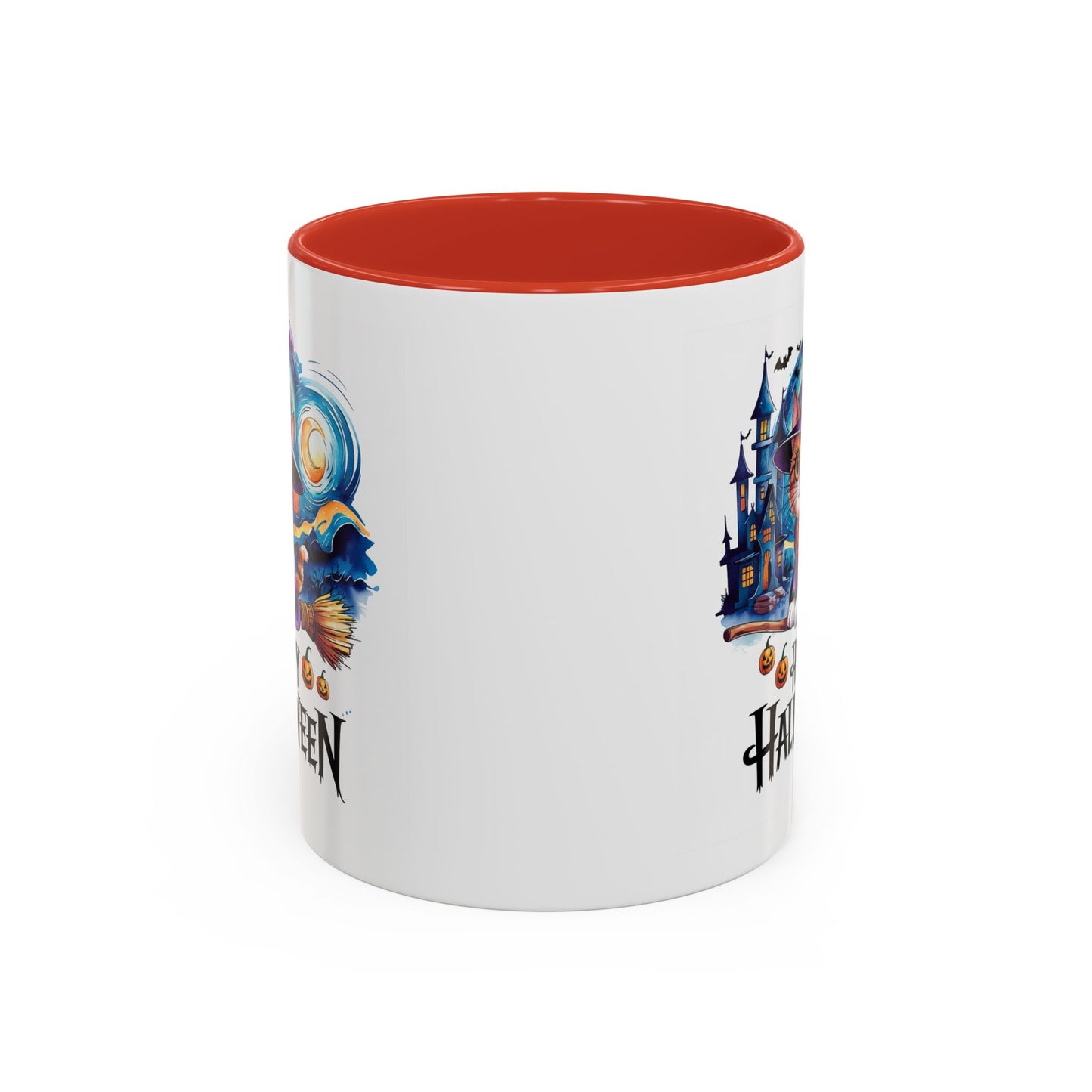 Halloween Mug - Happy Halloween Cat Witch