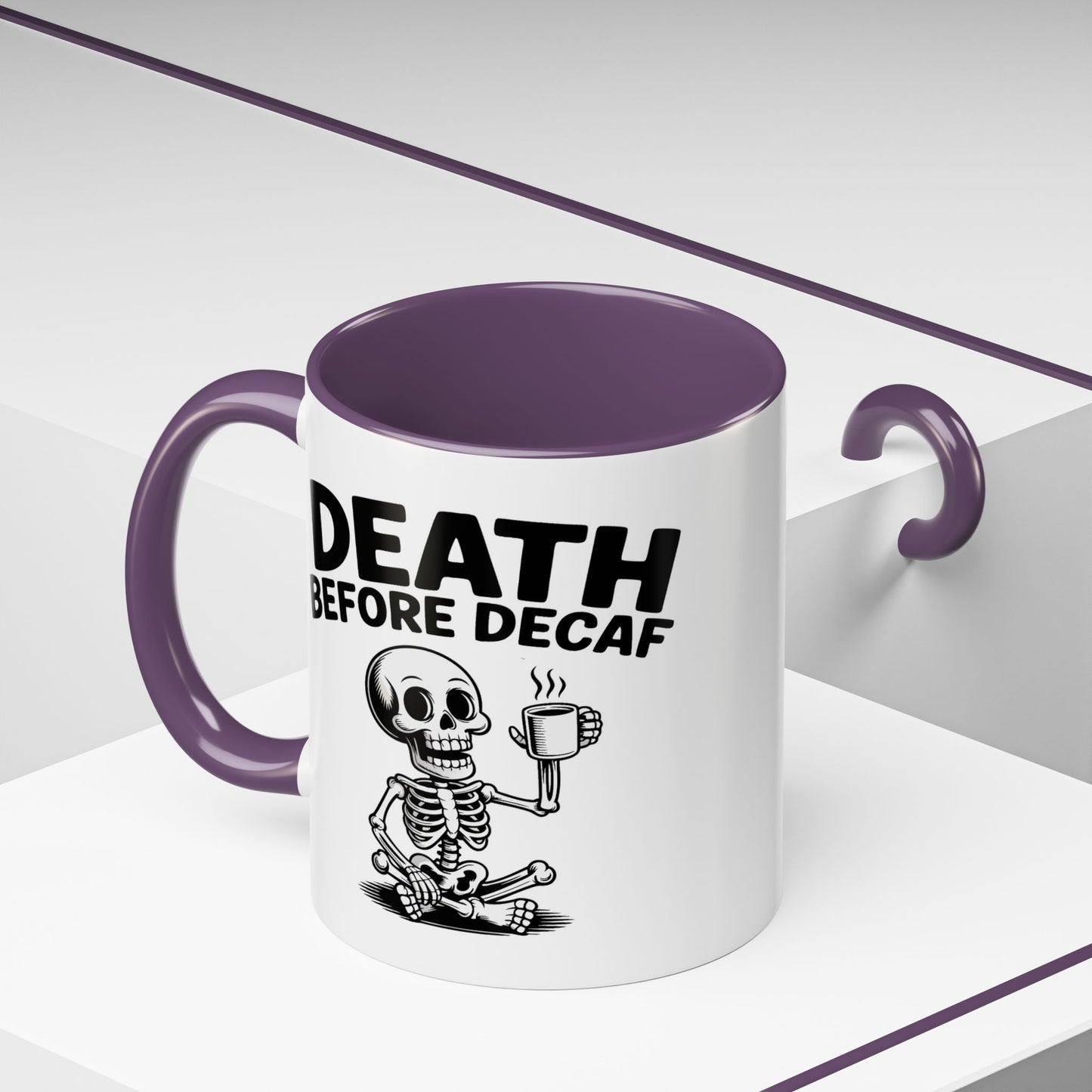Humor Mug - Death Before Decaf