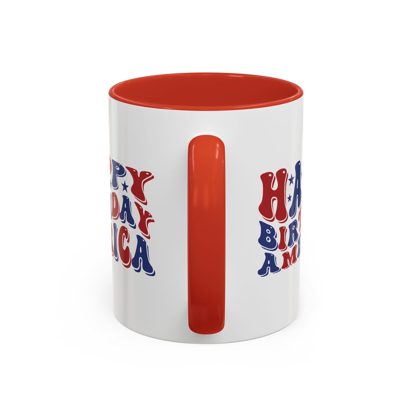 4th of July Mug - Happy Birthday America Retro