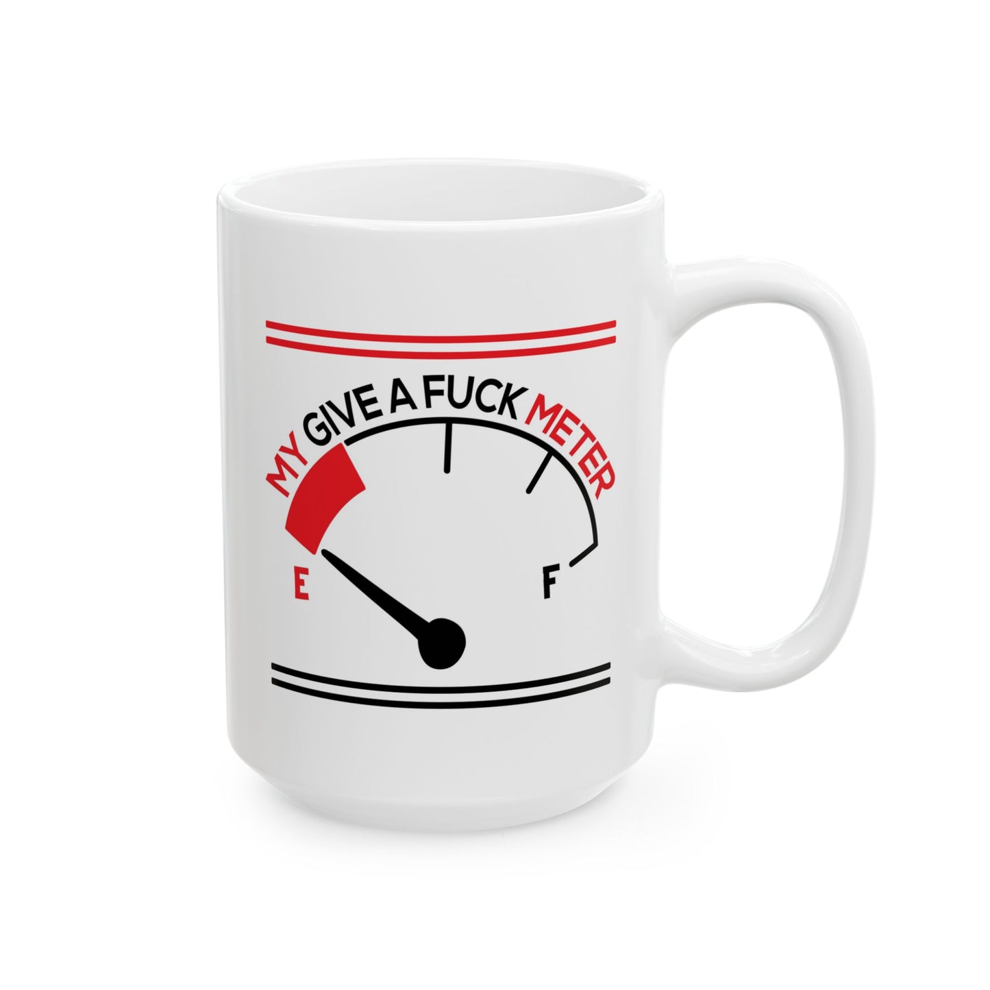 Adult Mug - My Give a Fuck Meter