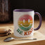 Motivation Mug - Retro Smiley Face Be Kind