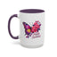 Birthday Mug - Butterfly Flowers