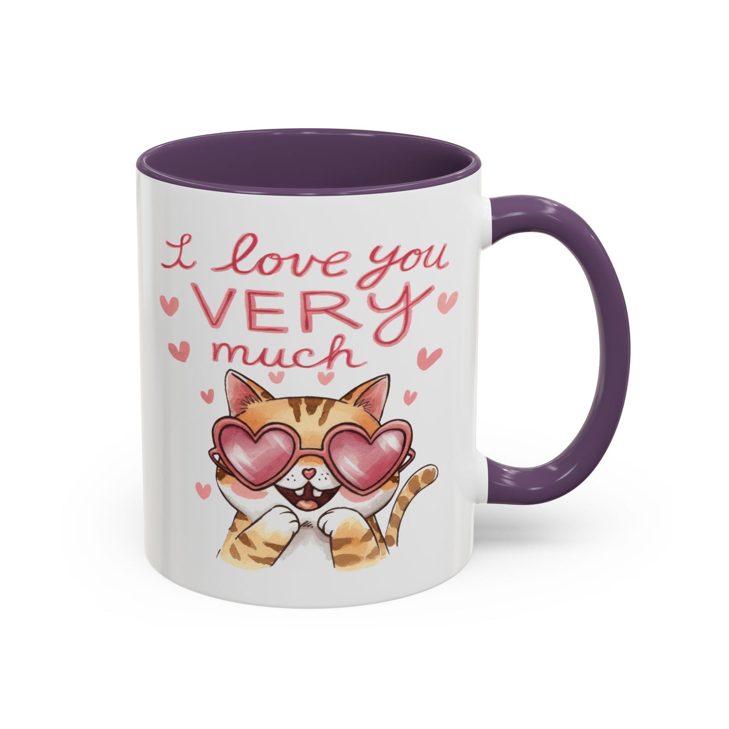 Anniversary Mug - I love You Very Much Cat
