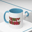Christmas Mug - Merry Christmas Red & Green Text Hats Candy Canes