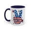 4th of July Mug - America Peace Sign
