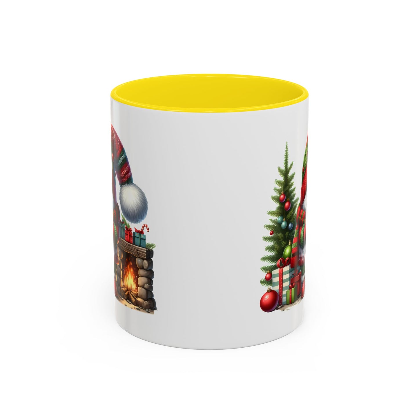Christmas Mug - Gnome Fireplace