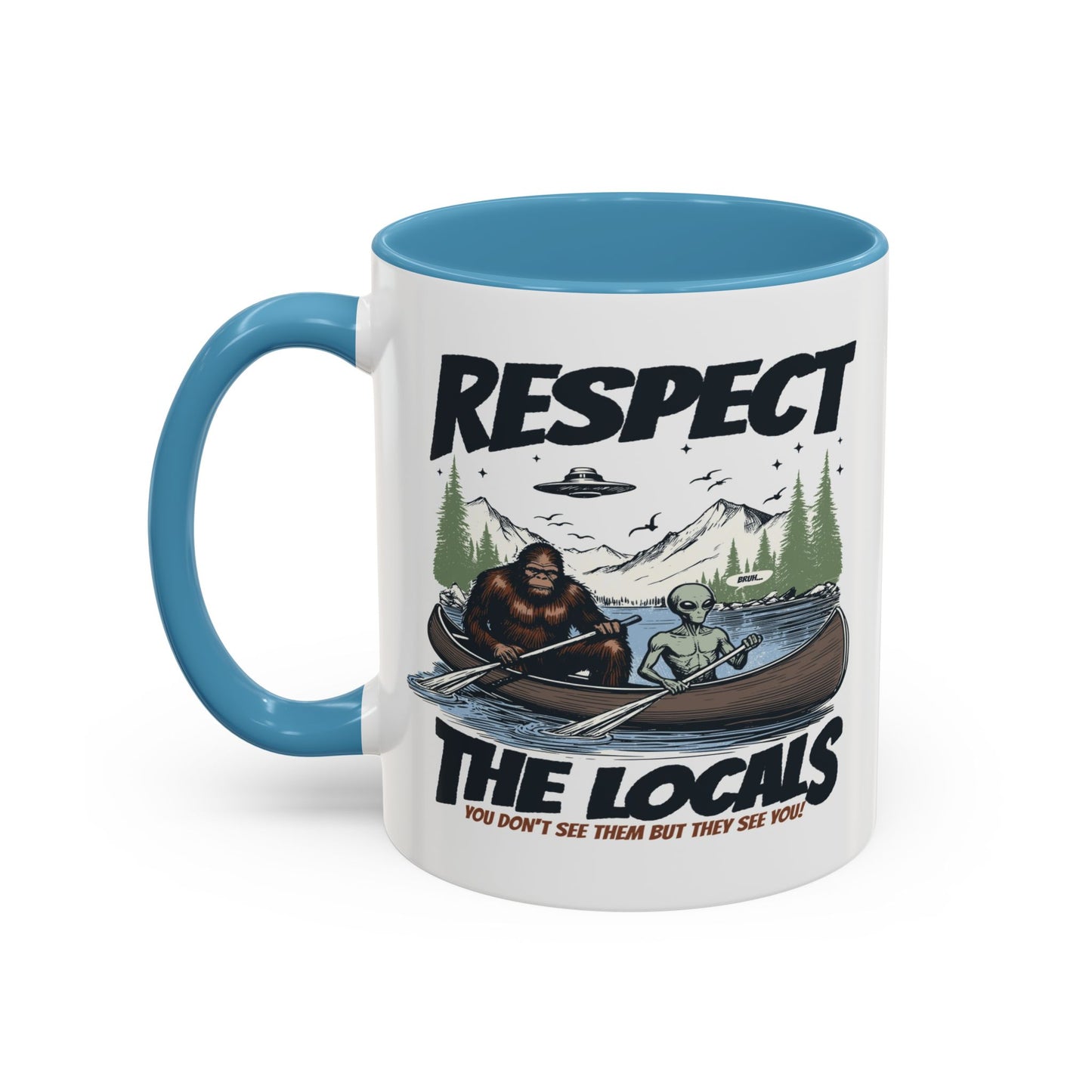 Alien Mug - Respect The Locals