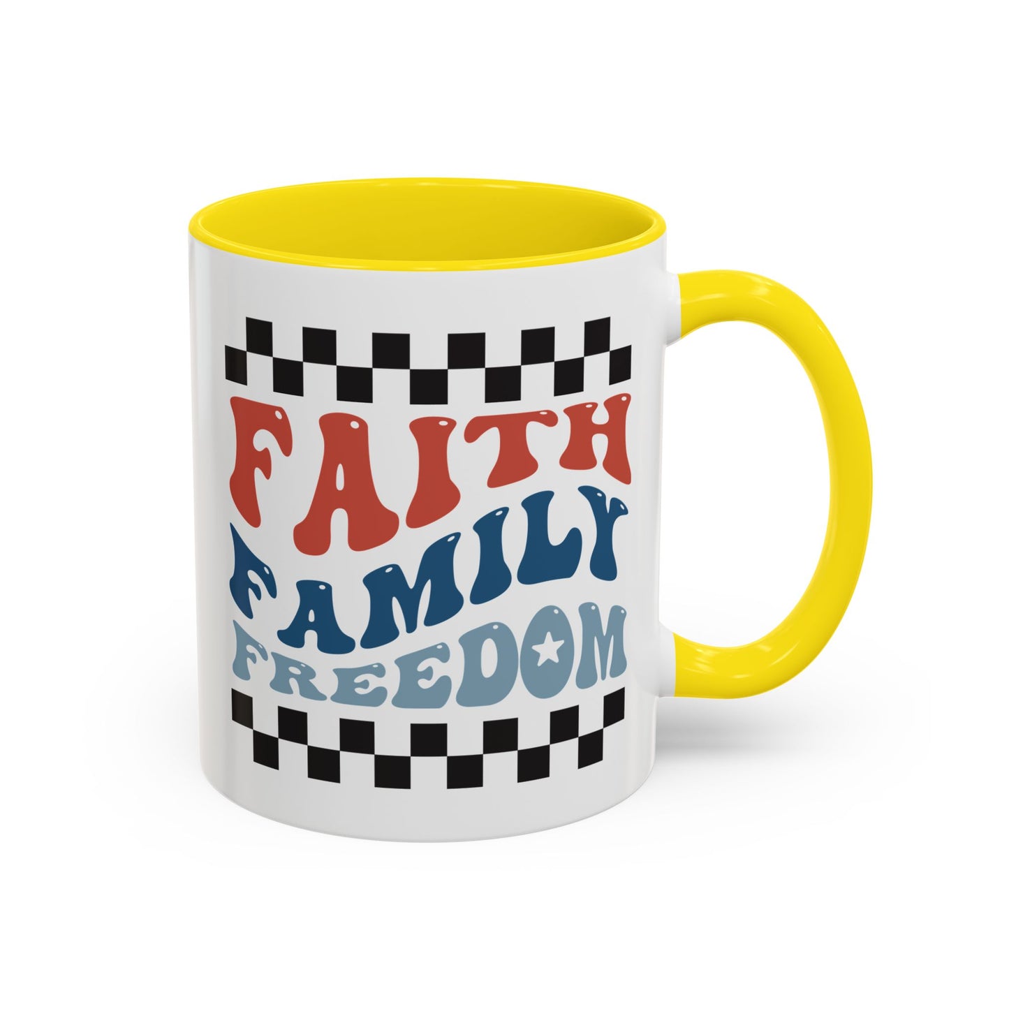 4th of July Mug - Faith Family Freedom