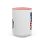 4th of July Mug - All American Girl Peace Sign
