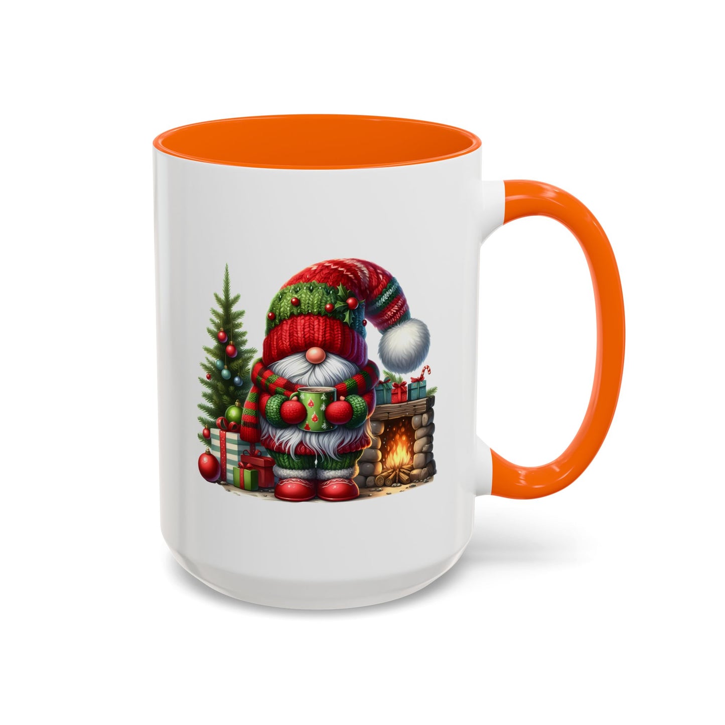 Christmas Mug - Gnome Fireplace
