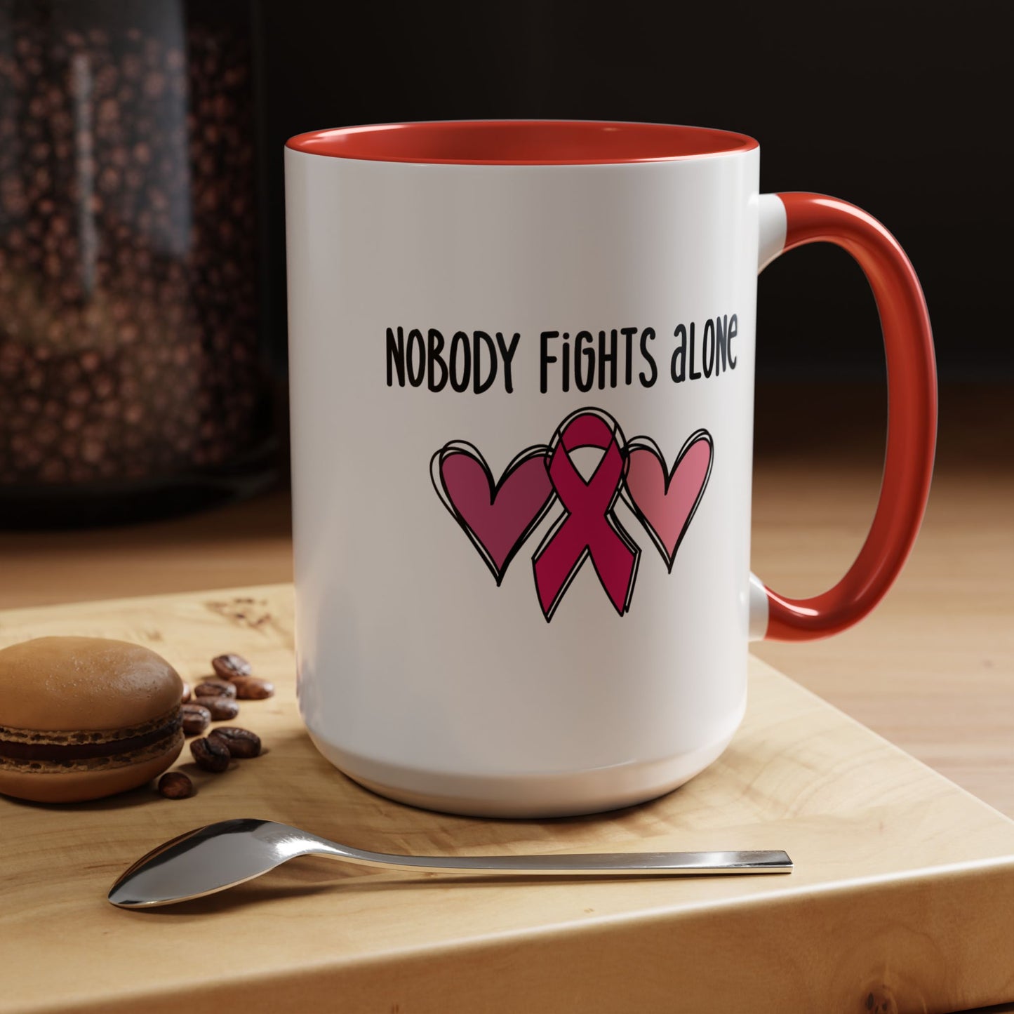 Support Mug - Nobody Fights Alone