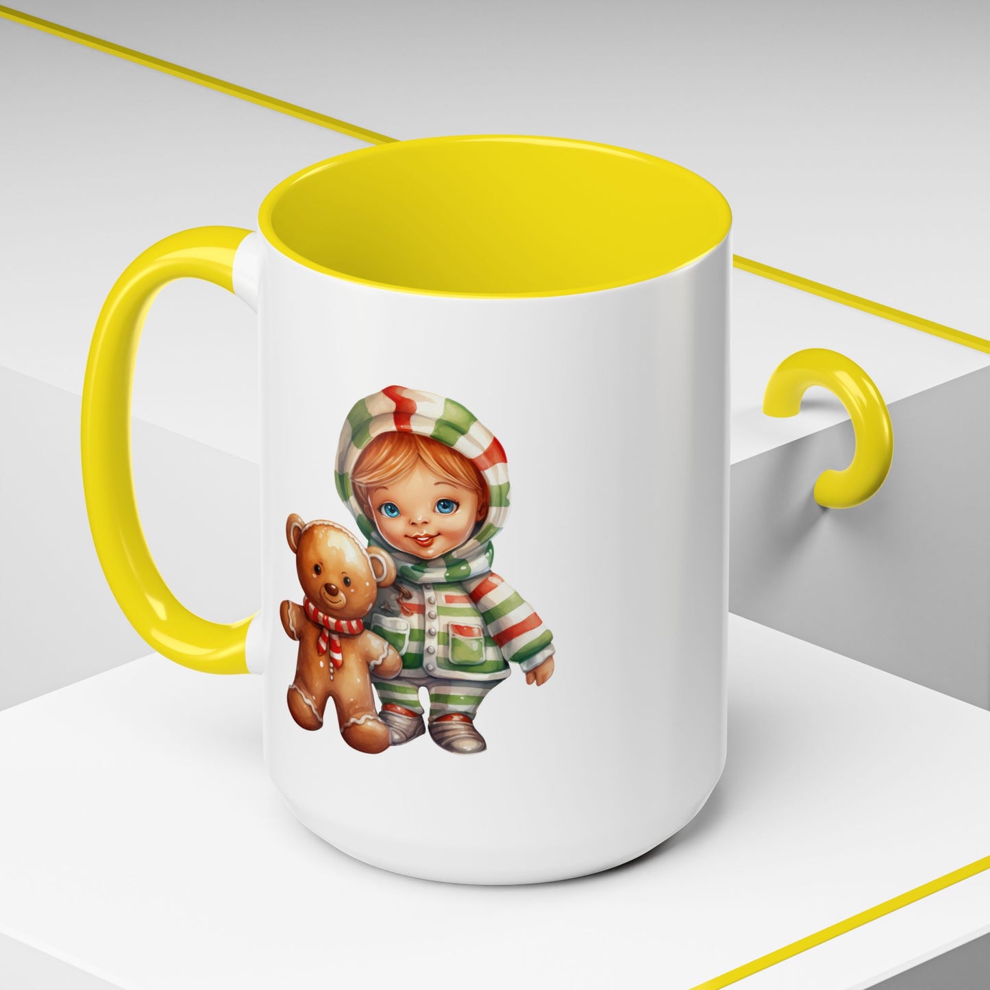 Christmas Mug - Gingerbread Man & Girl