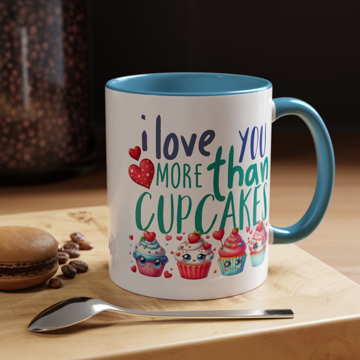 Anniversary Mug - I Love You More Than Cupcakes