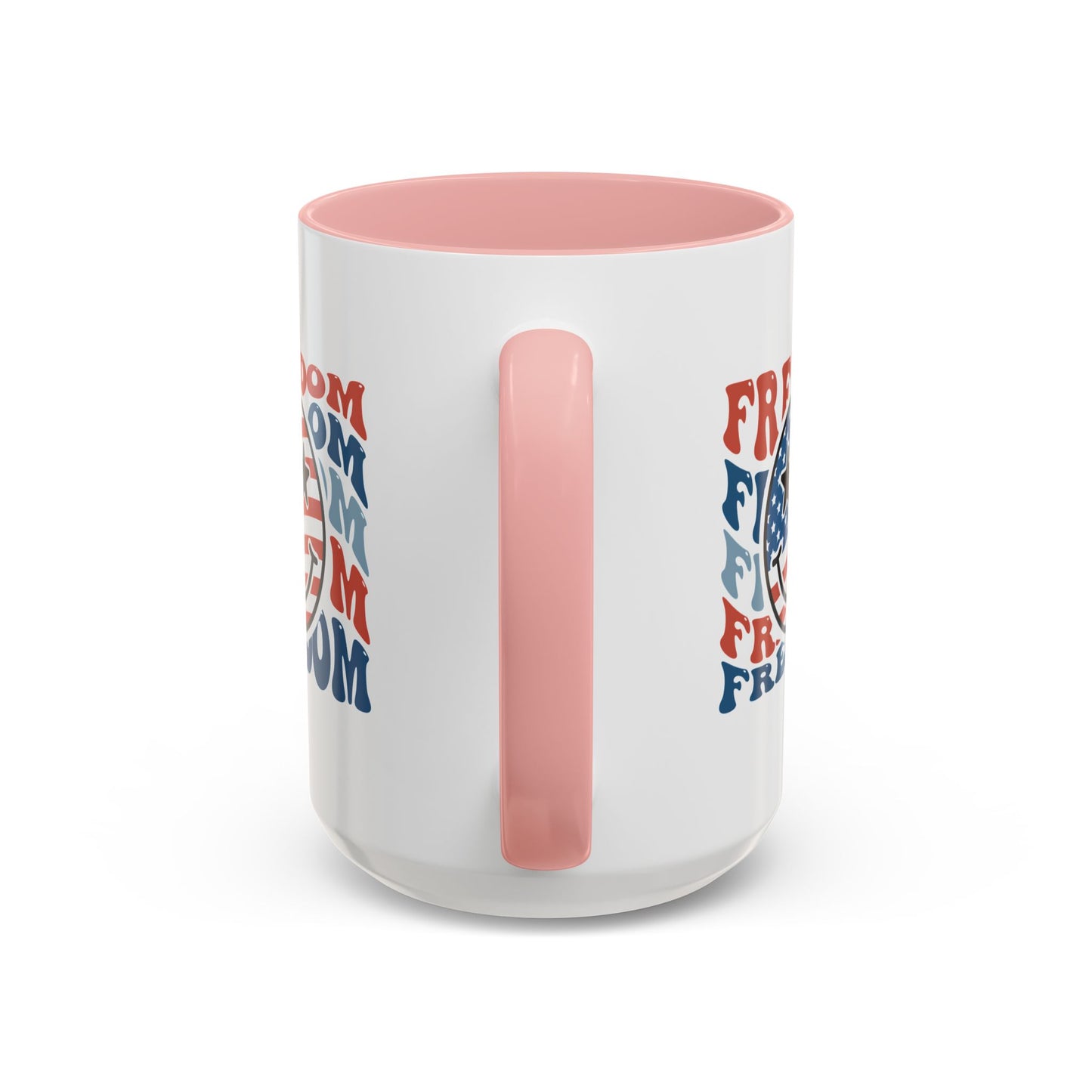 4th of July Mug - Freedom Smiley Face