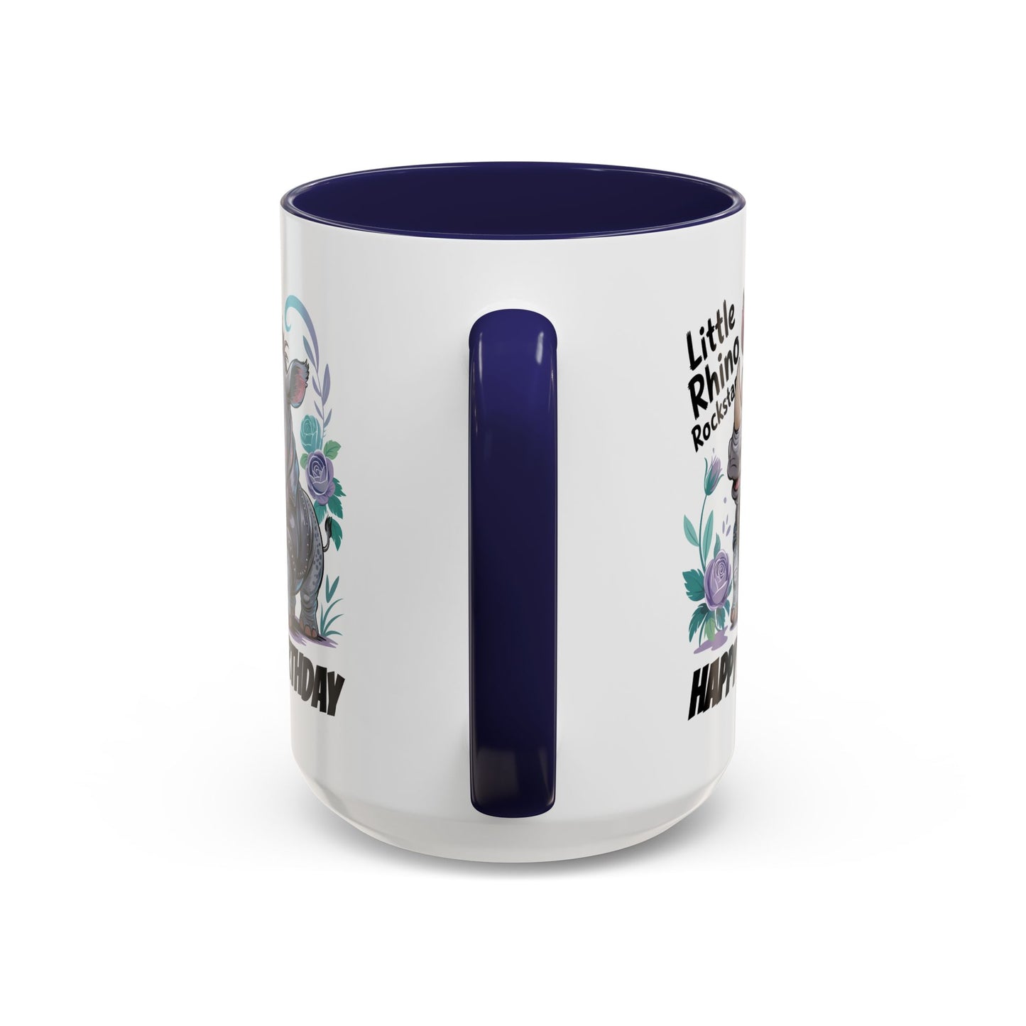Birthday Mug - Happy Birthday Little Rhino Rockstar