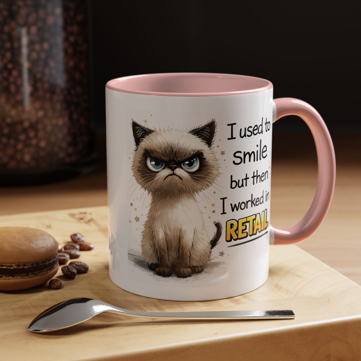 Humor Mug - I Used To Smile