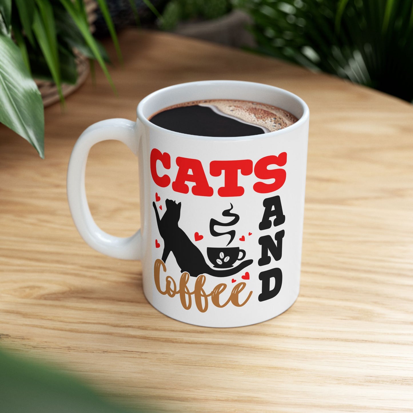Animal Mug - Cats and Coffee