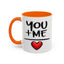 Anniversary Mug - You and Me Red Heart