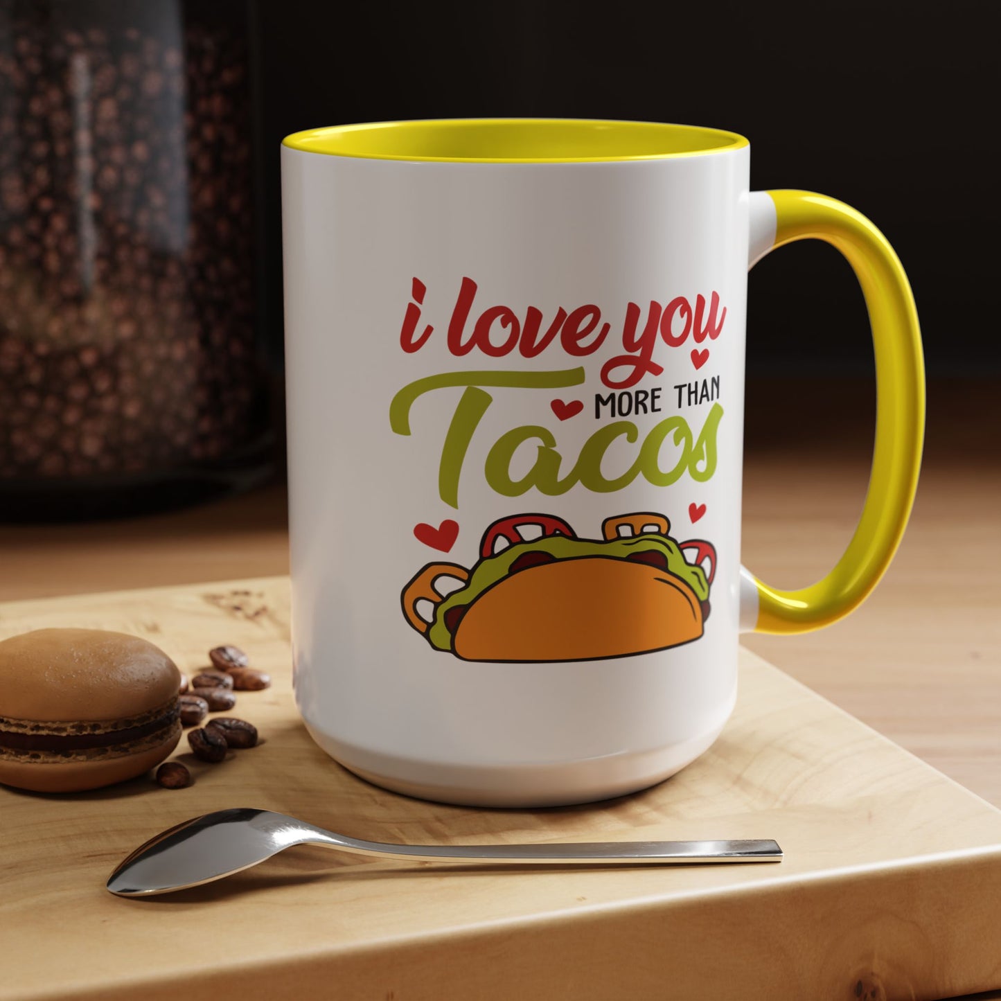Anniversary Mug - I Love You More Than Tacos