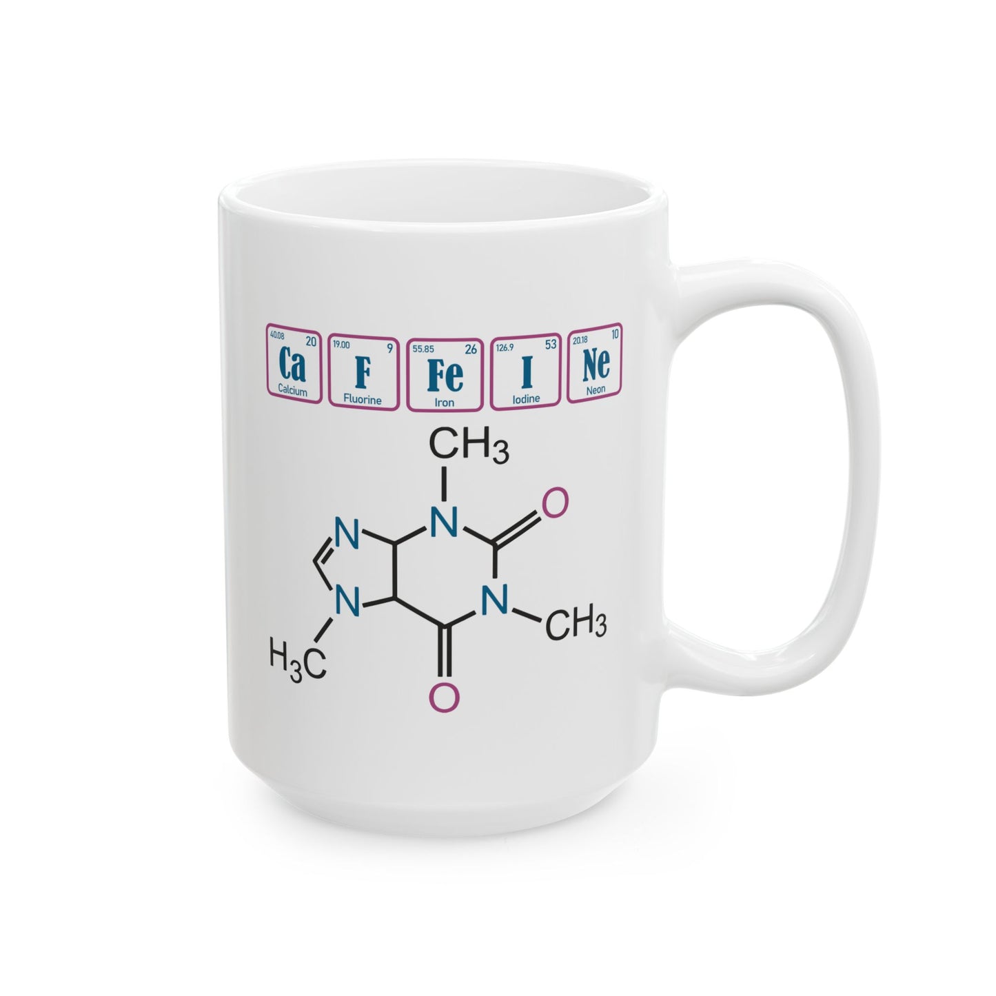 Humor Mug - Caffeine Molecule
