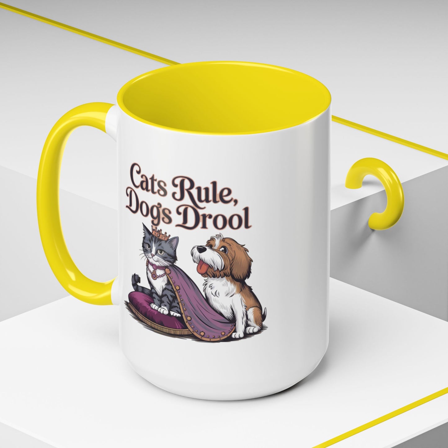 Animal Mug - Cats Rule Dogs Drool