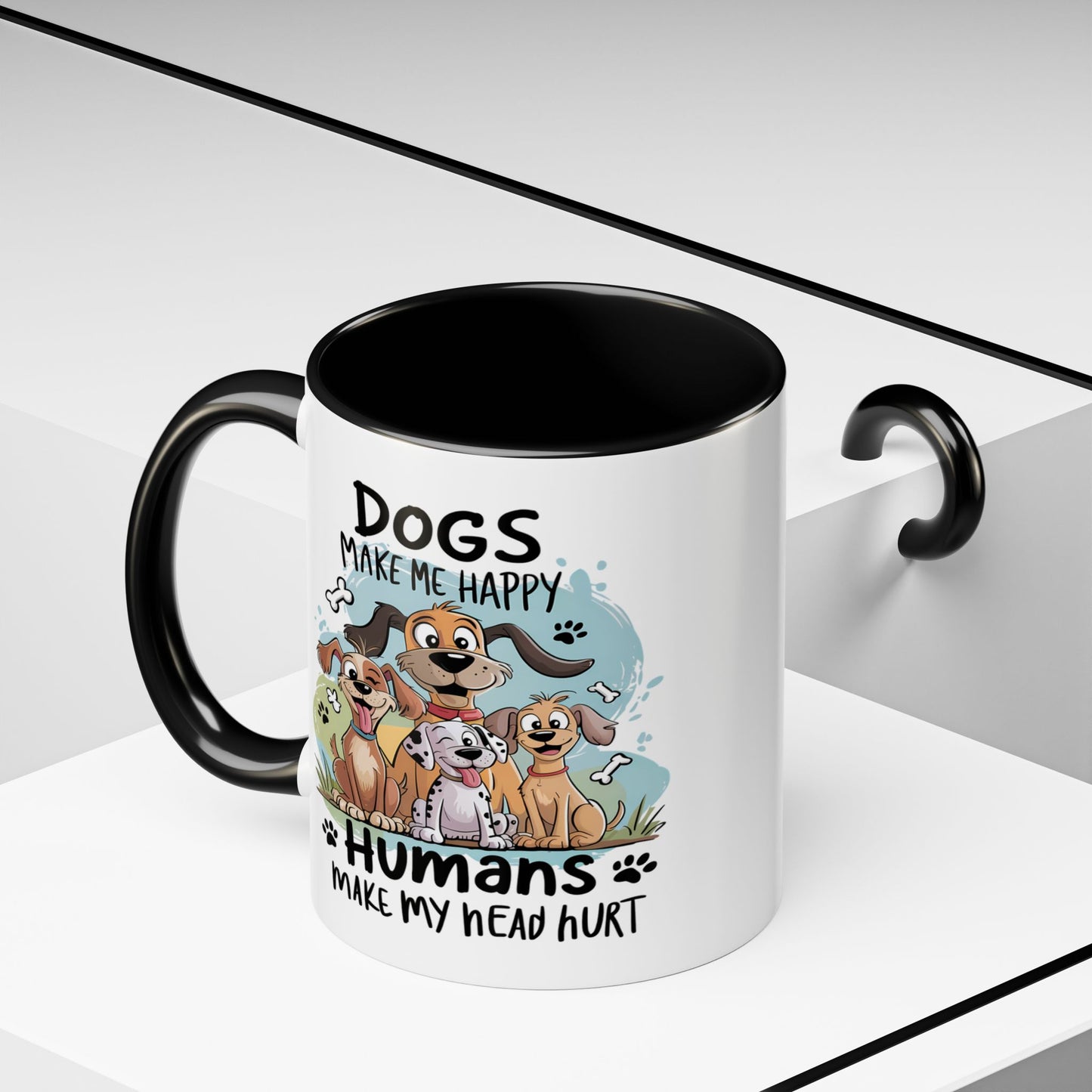 Animal Mug - Dogs Make Me Happy