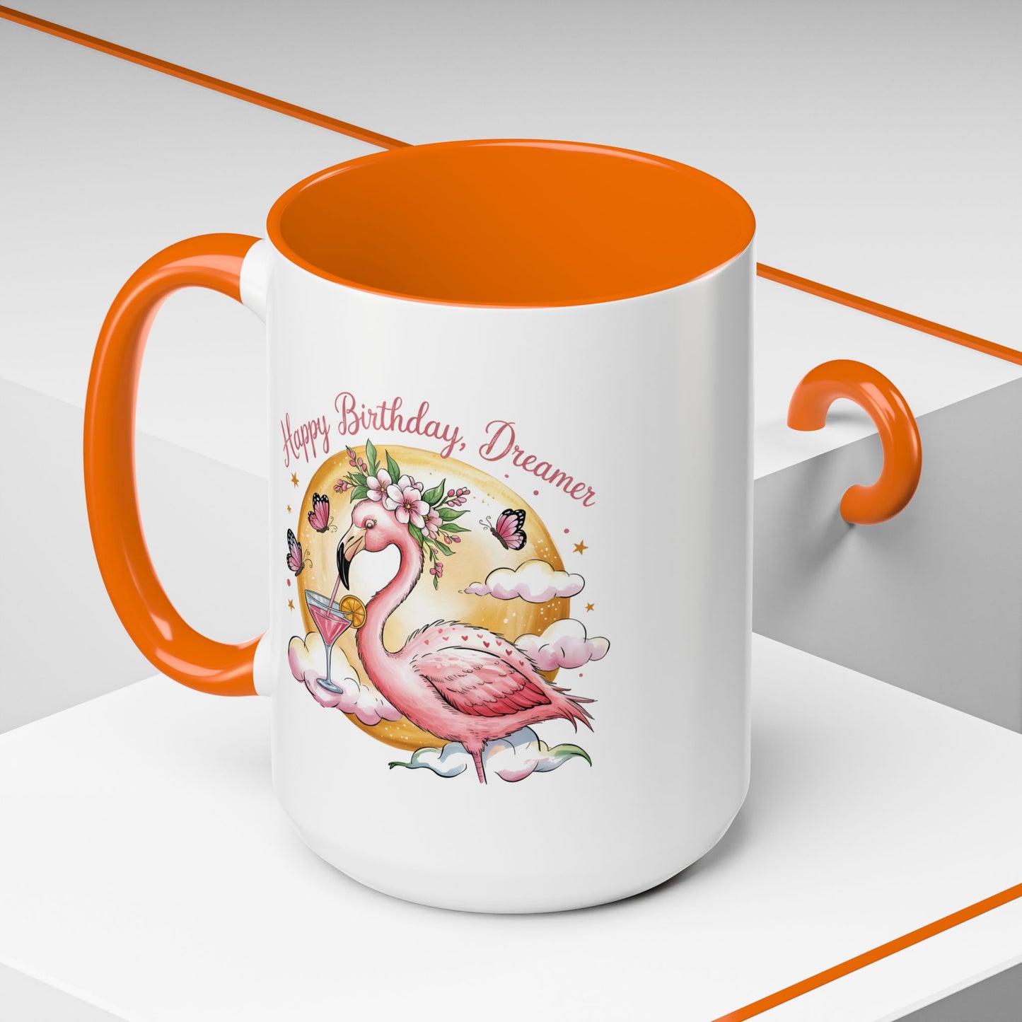 Birthday Mug - Pink Flamingo
