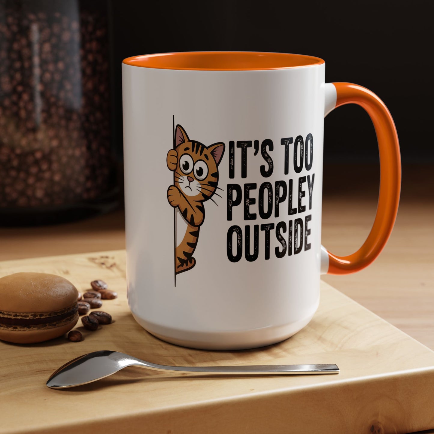 Animal Mug - It's Too Peopley Outside