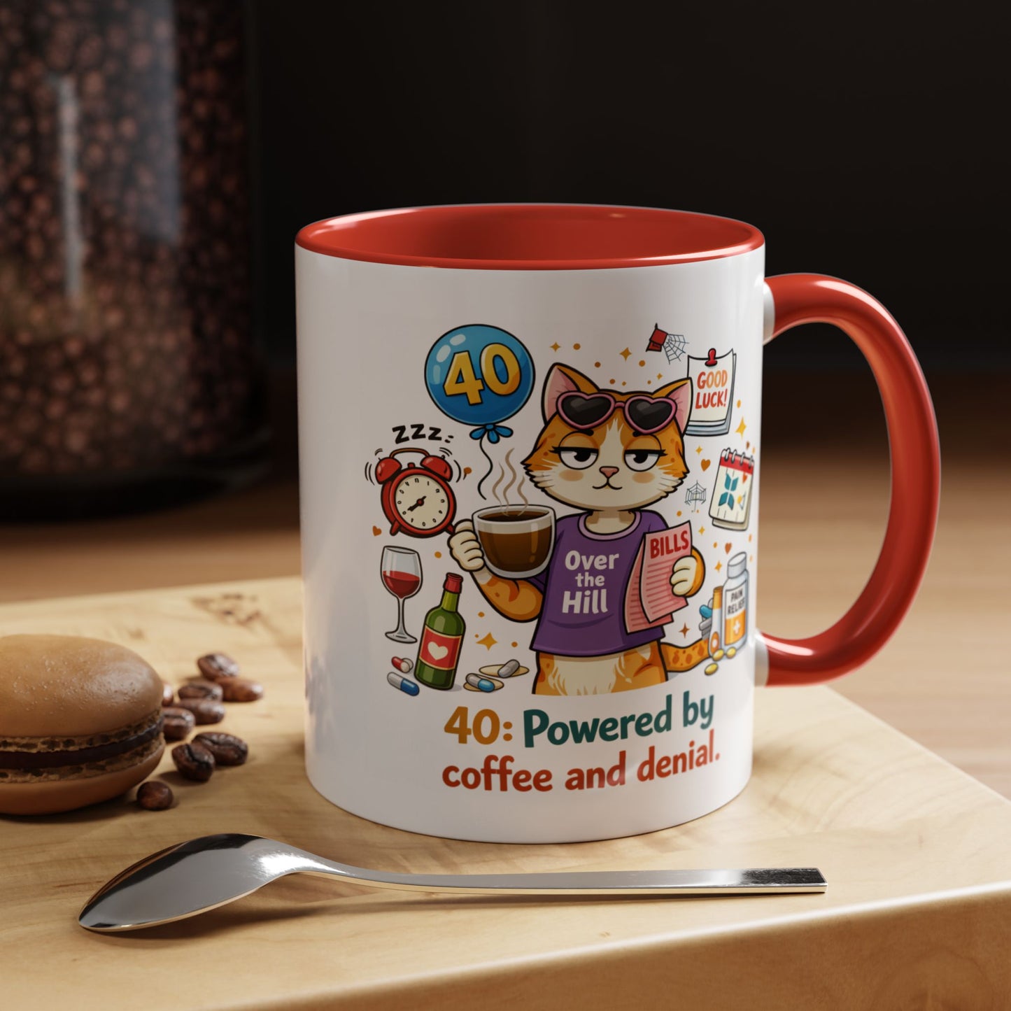 Birthday Mug - 40 Powered By