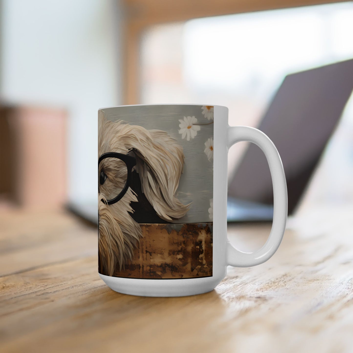 Artistic Mug - Felted Dog 4