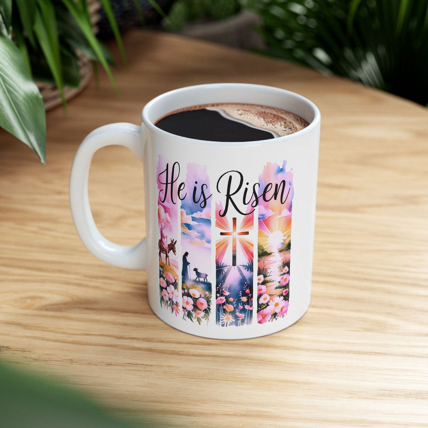 Easter Mug - He Is Risen Collage