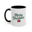 Christmas Mug - Merry Christmas Green Text
