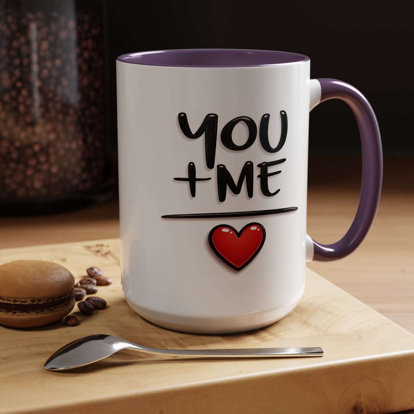 Anniversary Mug - You and Me Red Heart