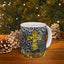 Artistic Mug - Gold Cross
