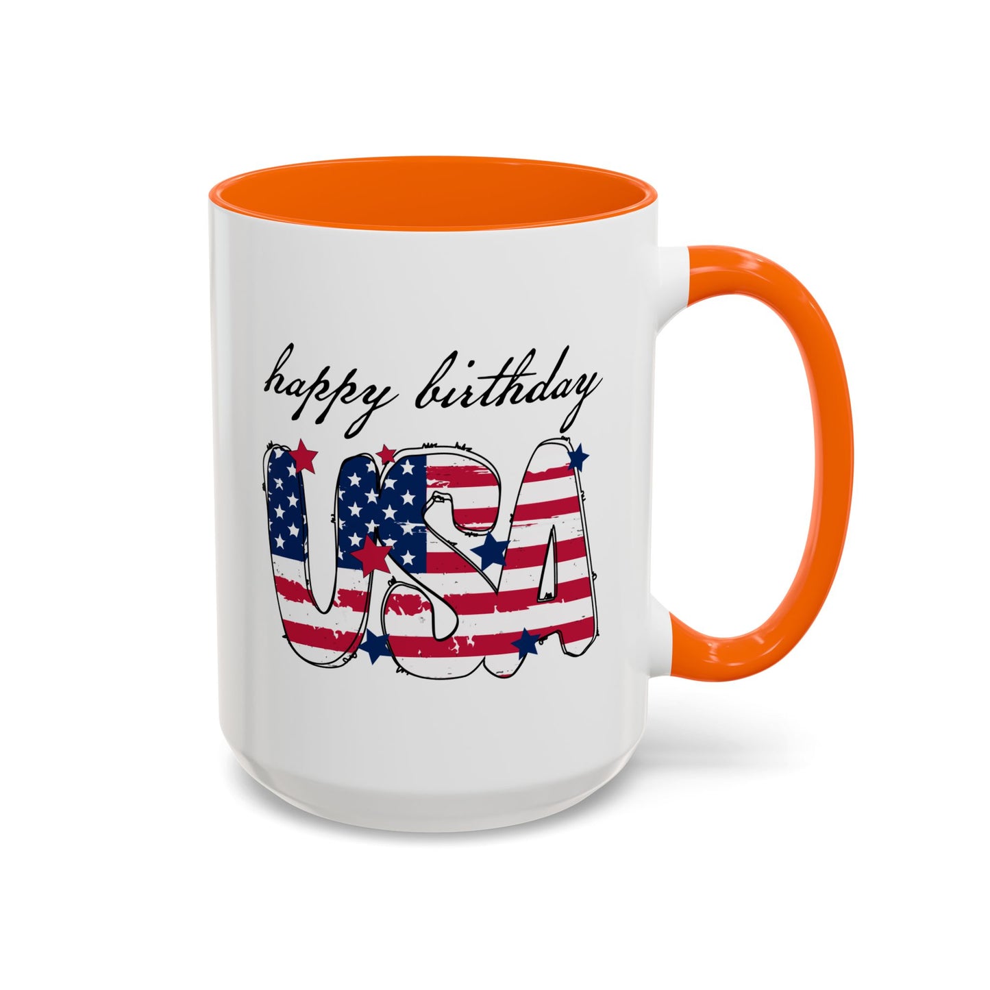 4th of July Mug - Happy Birthday USA