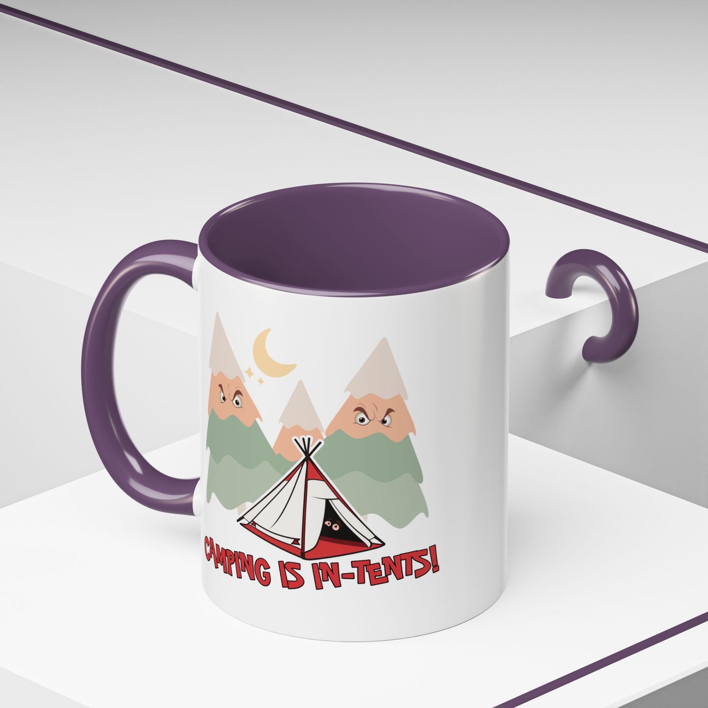 Humor Mug - Camping Is In Tents