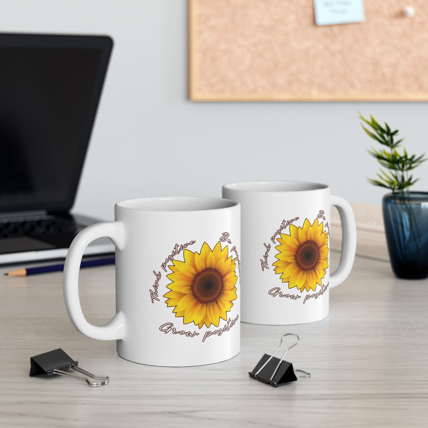 Wellness Mug - Think Positive Be Positive Grow Positive