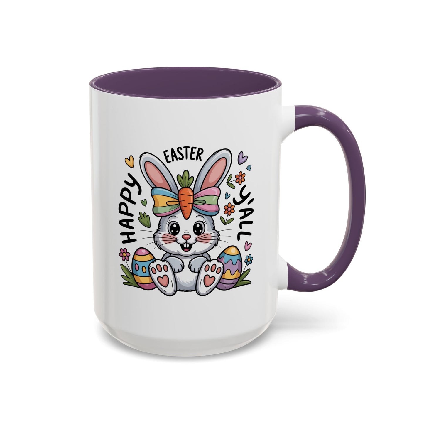Easter Mug - Happy Easter Y'all Bunny