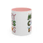 Christmas Mug - Merry Christmas Green Red & Gold Patterned Text