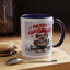 Christmas Mug - Merry Christmas Red Text Puppy Green Top 2