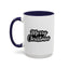 Christmas Mug - Merry Christmas White Black & Grey Text