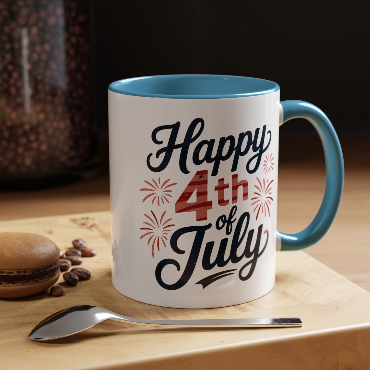 4th of July Mug - Happy 4th of July Fireworks