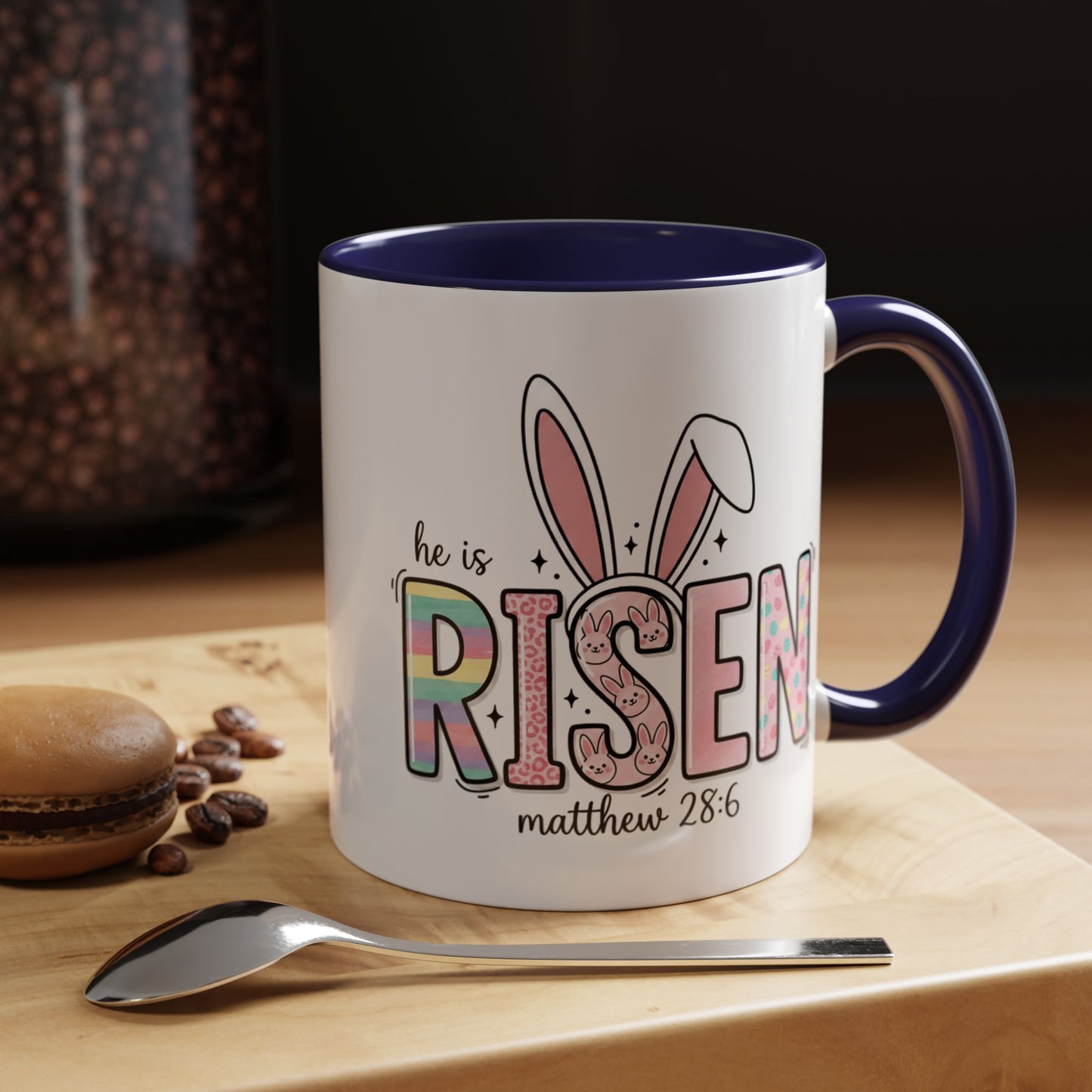 Easter Mug - He Is Risen Bunny