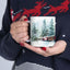Christmas Mug - Snowy Landscape Train Wrap 1