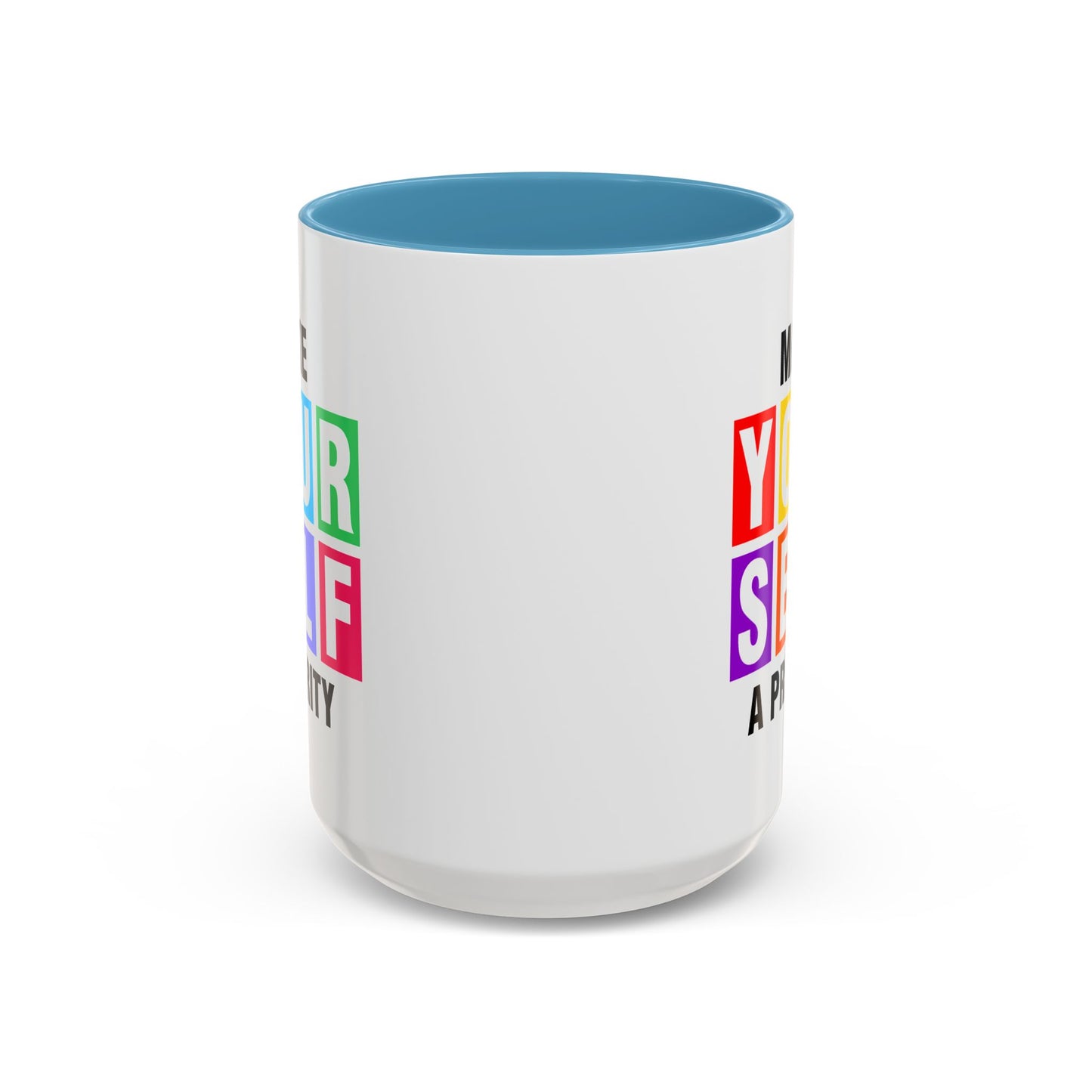 Wellness Mug - Make Yourself a Priority Colored Blocks