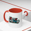 Christmas Mug - Merry Christmas White Red & Blue Text