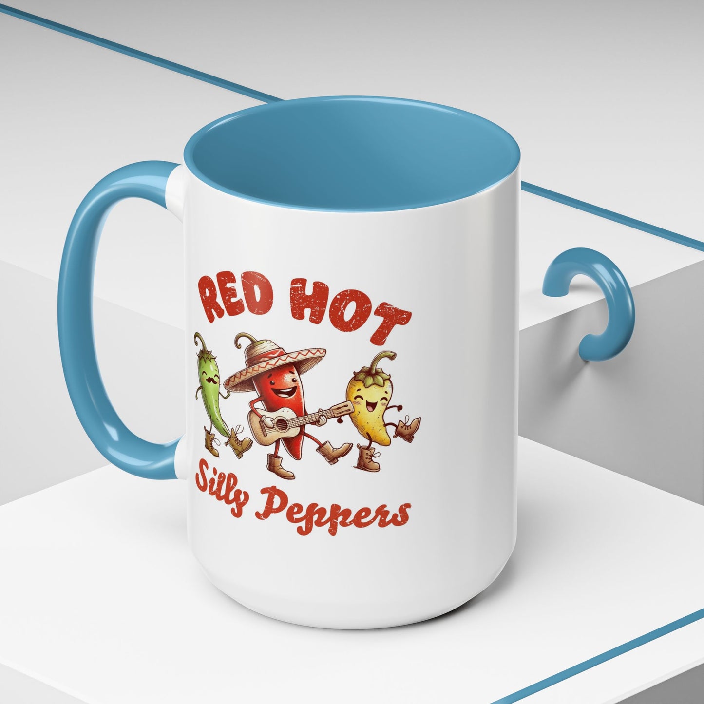 Humor Mug - Red Hot Silly Peppers