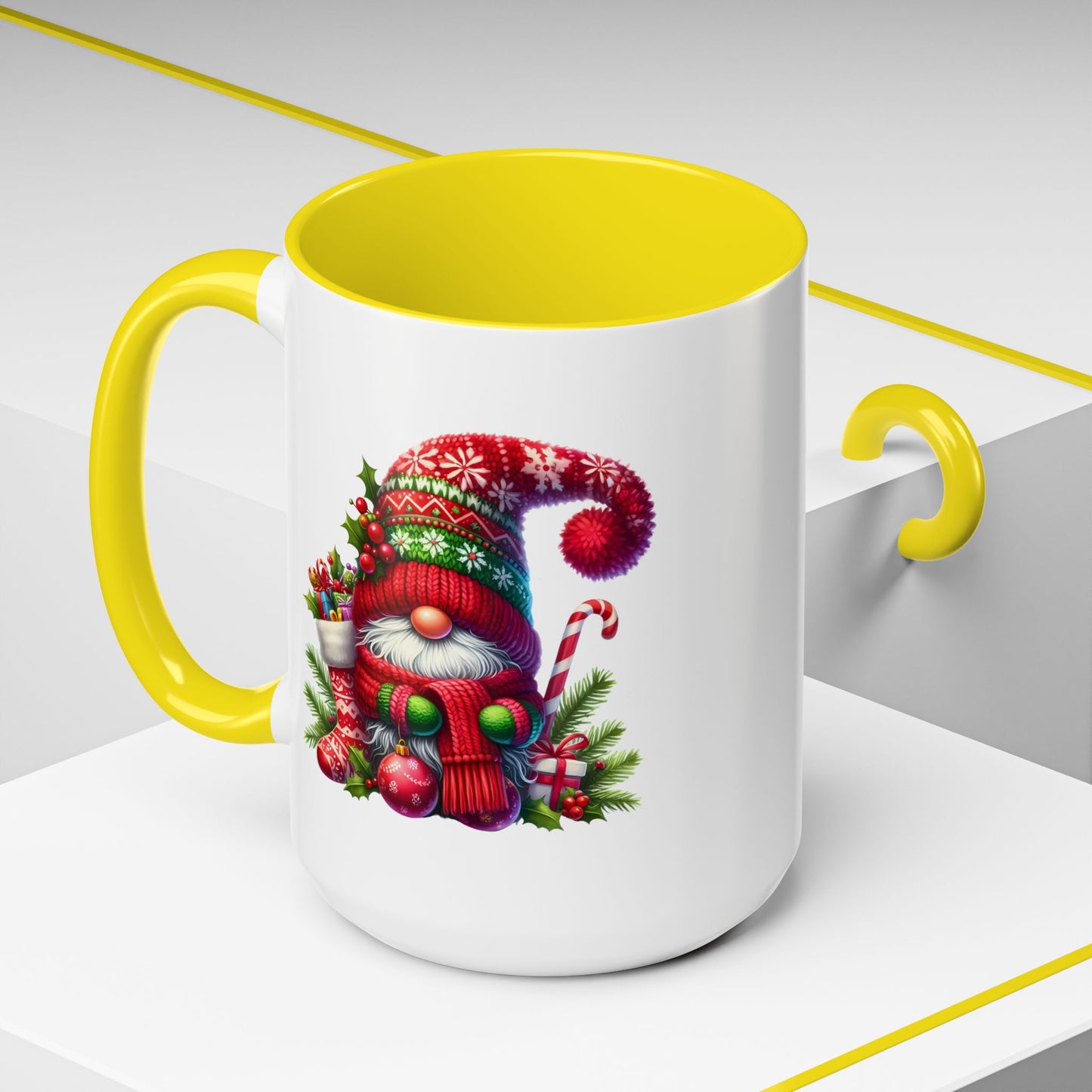Christmas Mug - Gnome and Candy Cane