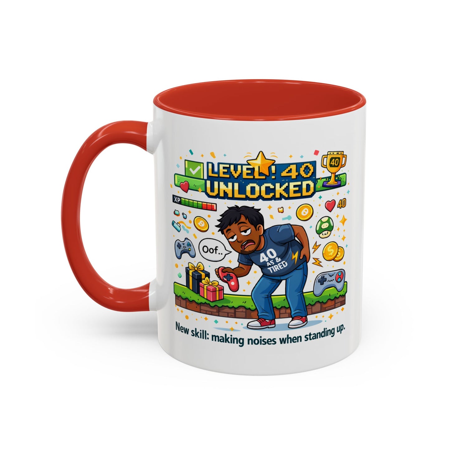 Birthday Mug - Level 40 Unlocked